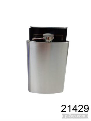 Imagen de PETACA DE ACERO STAINLESS STEEL HIP FLASK 1.26